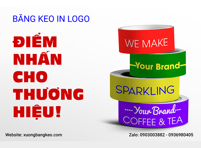 BĂNG KEO IN LOGO - ĐIỂM NHẤN ĐỘC QUYỀN CHO THƯƠNG HIỆU